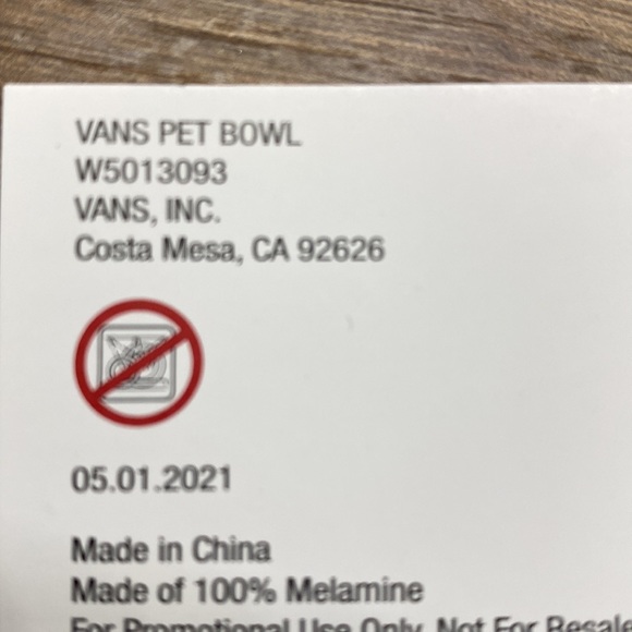 VANS PET BOWL BRAND ๐ฅ NEW - Picture 4 of 4